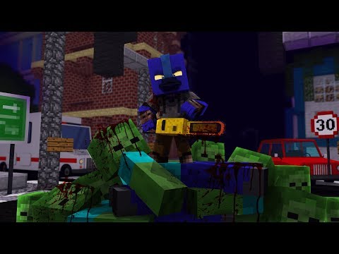 Minecraft - HOW TO STOP THE ZOMBIE APOCALYPSE! (Zombie Base Challenge)