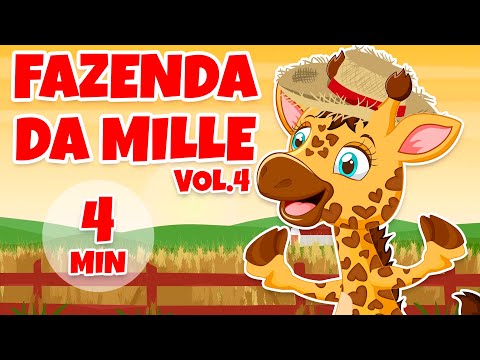 Fazenda da Mille Vol. 4 - Giramille 4 min | Desenho Animado Musical