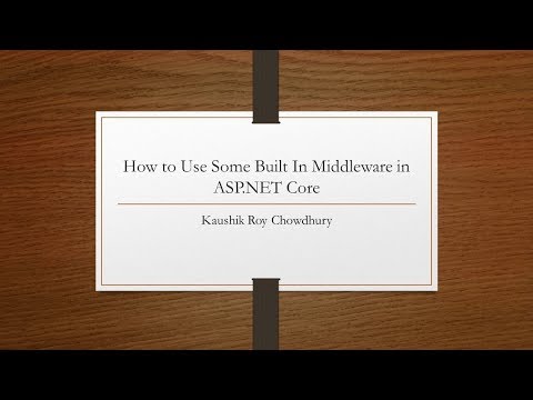 How to Use Built In Middleware in ASP NET Core