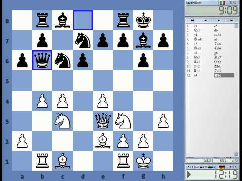 15 Min Chess #170 with Live Comments Sicilian Defence