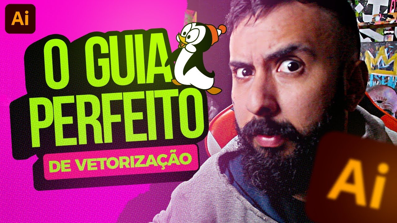 Adobe Illustrator tutorial - Como vetorizar passo a passo