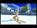 Mario Sonic At The Olympic Winter Game Individual Large Hill Tails