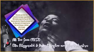 All Too Soon - Ella Fitzgerald &amp; Duke Ellington and His Orchestra (1957)