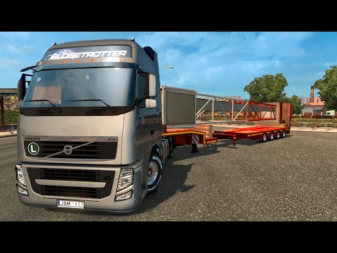 VOLVO FH13 440 & KASBOHRER HEAVY TRAILER 1.26 ETS2 (Euro Truck Simulator 2) Free Download