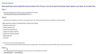 How Do I Get Assessment Score Reports