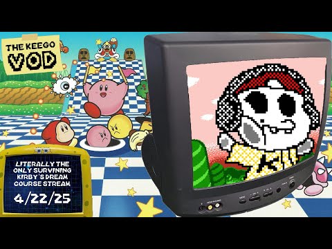 -VOD- "the frEAKING RETURN of KIRBY GOLF!!!!! DAY 24 !!!!" Kirby's Dream Course EX Mode (4/22/2025)