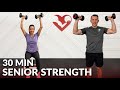 30 Min Strength Training for Seniors Exercise at Home for Over 60 & Elderly - Seated Chair Workout
