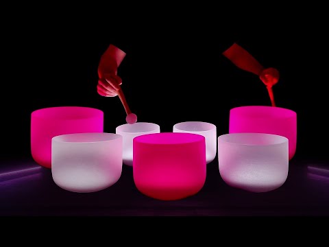 Cuencos Tibetanos de Cuarzo 432 Hz 🩷 Elimina TODA la energía negativa con sonidos curativos