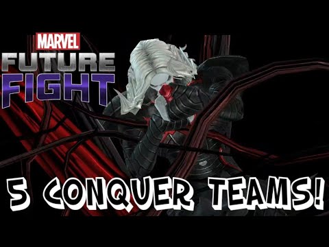 My top 5 teams for clearing Knull! Marvel Future Fight