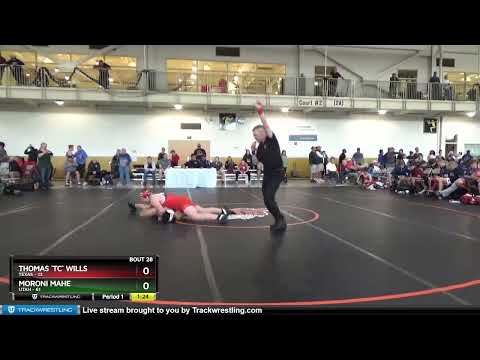 187 Lbs Placement Matches (16 Team) - Thomas `TC` Wills, Texas Vs Moroni Mahe, Utah 73b5
