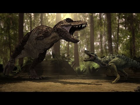 ALL LARGE CARNIVORE DINOSAURS BATTLE ROYALE IN ARENA - Jurassic World Evolution 2