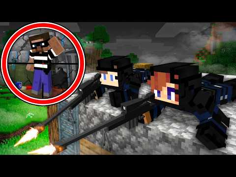 I Became FBI SNIPER And Hunted CRIMINALS in Minecraft!