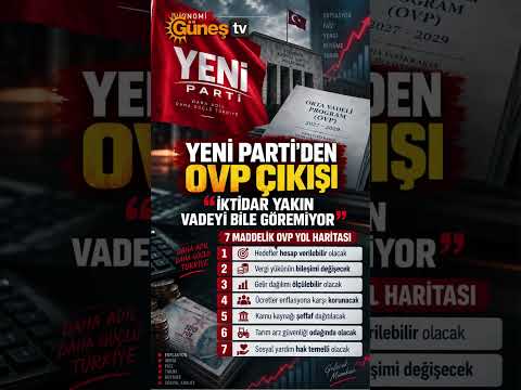 OVP Raporunda Çarpıcı Eleştiri: “Bedel İçeride Ödeniyor”  #YENİParti #OVP #Ekonomi #Enflasyon