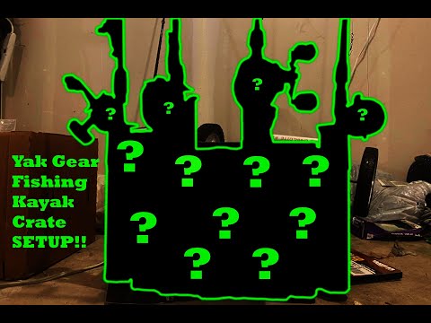 Yak Gear Fishing Kayak Crate SETUP!