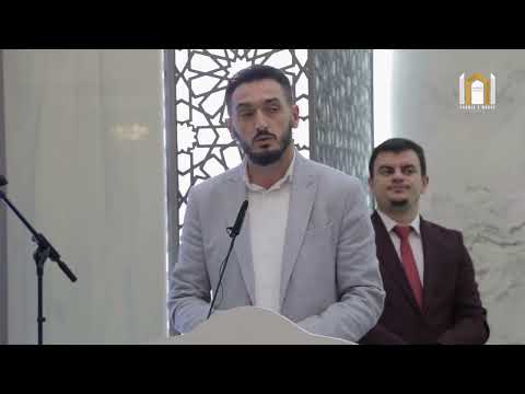 Fjalimi i hoxhës Bedri Lika, në ceremoninë e hapjes së Xhamisë së Madhe - Kumanovë