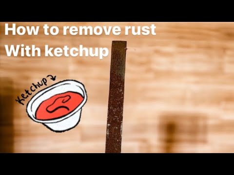 How to remove rust with ketchup! #howto #tools #lifehacks #tips #hacks #rust #restoration