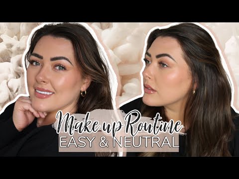 QUICK & SIMPLE NEUTRAL MAKE UP ROUTINE | NEW ICONIC LONDON SHEER BRONZE & PIXI ON THE GLO BLUSH