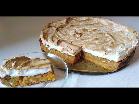 Szarlotka pomarańczowa z bezą. Wilgotna. Puszysta. Obłędnie smaczna. Krok po kroku | Kuchnia Bogdana