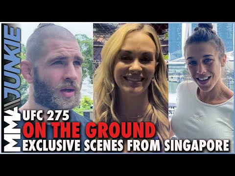 'On the Ground:' UFC 275 Fight Week Vlog With Behind-The-Scenes in Singapore