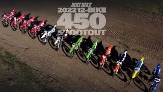 Largest Shootout EVER! 2022 450 Motocross Shootout with 12 bikes! - Dirt Bike Magazine