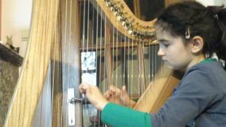 Sur le pont d'avignon (harp)