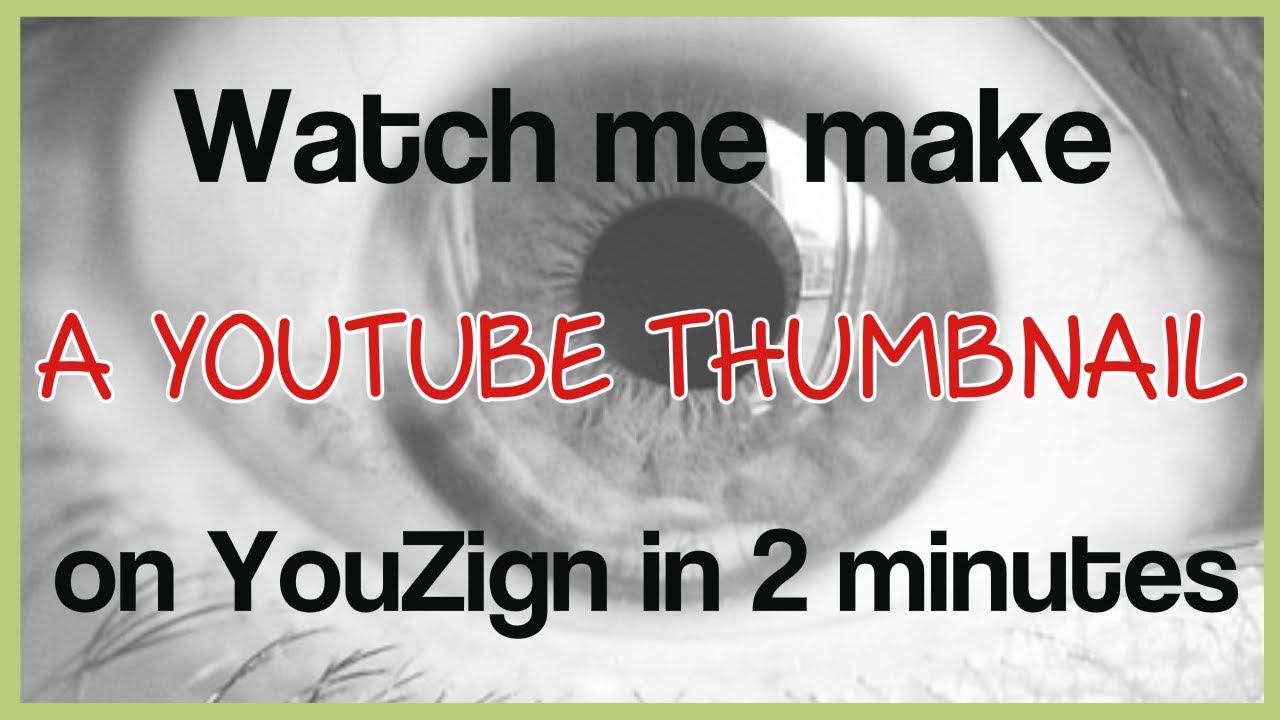 Youzign Thumbnail Creation Demo Video