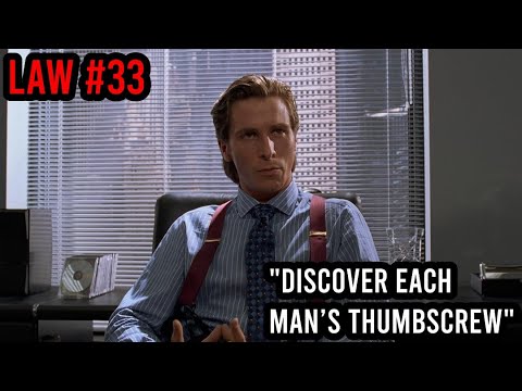 📚The 48 Laws of Power: Law #33 - Discover Each Man's Thumbscrew🔍💡(Learn to Influence Anyone)