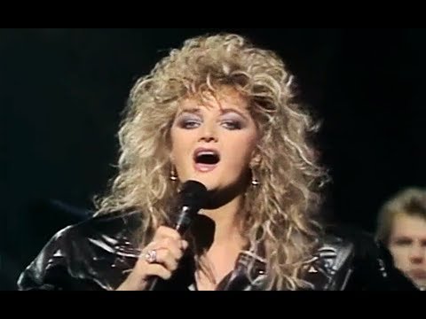 Mike Oldfield and Bonnie Tyler - Islands (1987, Spain TV)