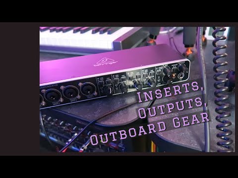 Behringer UMC404HD (Part 2) - Inserts, Signal Flow, and Using Outboard Gear