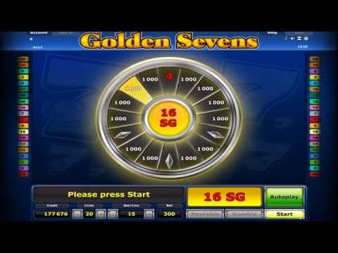 GOLDEN SEVENS +BONUS GAME! +FREE SPINS! +MEGA WIN! online free slot SLOTSCOCKTAIL hhs