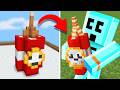 Minecraft But Anything You Build You Get