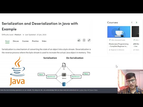 Serialization & Deserialization In Java | What is Serialization ?
