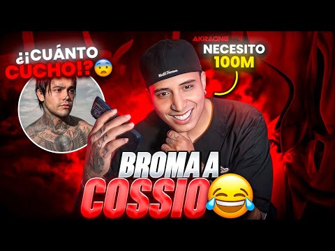LE PIDO 100 MILLONES $ PRESTADOS A COSSIO Y ESTA FUE SU REACCIÓN 🤣💸 | MR STIVEN
