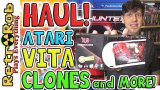 Retro and Modern Haul: Atari, PS Vita, PSP, Nintendo Wii U, Clones and More!