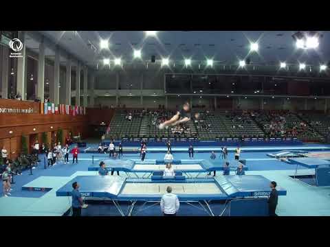 Marine JURBERT & Léa LABROUSSE (FRA) - 2024 Trampoline European silver medallists, Women's Synchro