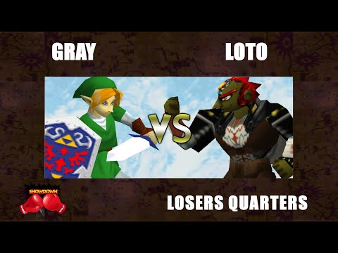 RNS4 Losers Quarters - Loto (Ganondorf) Vs. Gray (Link) Smash Remix - SSB64