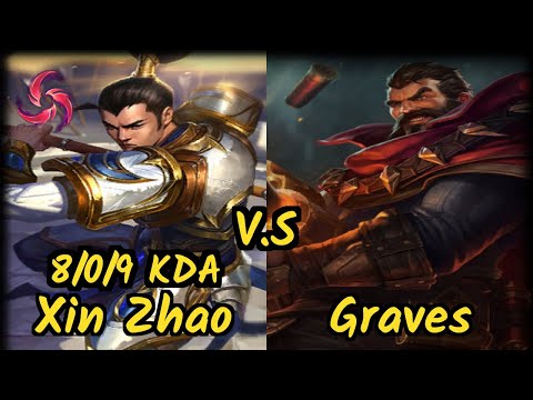 Karasmai (XIN ZHAO) vs GRAVES - 8/0/9 KDA JUNGLE GAMEPLAY - NA Ranked DIAMOND v9.6