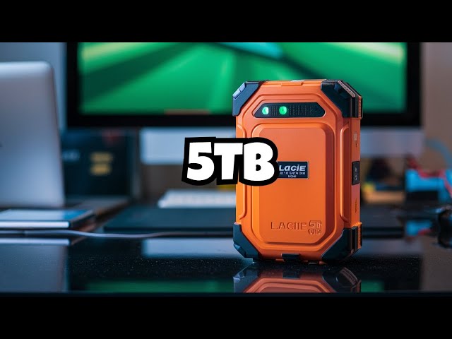 Vídeo relacionado con LaCie - Disco Duro Compacto Externo portátil de 5 TB, Compatible con USB 3.0/2.0, Resistente a caídas, Golpes, Polvo y Lluvia, para Mac y PC, (STJJ5000400)