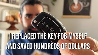 How to replace key fob of Hyundai Santa Fe yourself - not as easy as other videos say