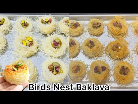 How to make Bird’s Nest Baklava | Quick & Easy Arabic Sweet Recipe