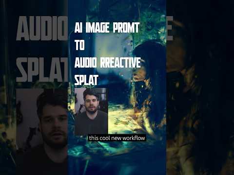 AI Gaussian Splatting workflow #touchdesigner #gaussiansplatting #promptengineering