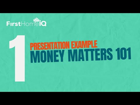 Training: how to deliver Money Matters 101