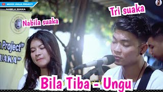 BILA TIBA - UNGU (LIRIK) NABILA SUAKA LIVE NGAMEN DI PEDOPO LAWAS