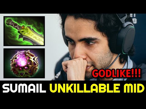 SUMAIL Unkillable Mid with Ethereal Blade & Octarine Core Build Dota 2