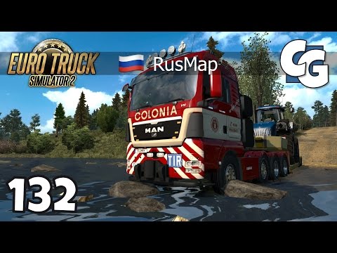 Euro Truck Simulator 2 - Ep. 132 - Trial by Water! - ETS2 RusMap 1.7.2 Gameplay