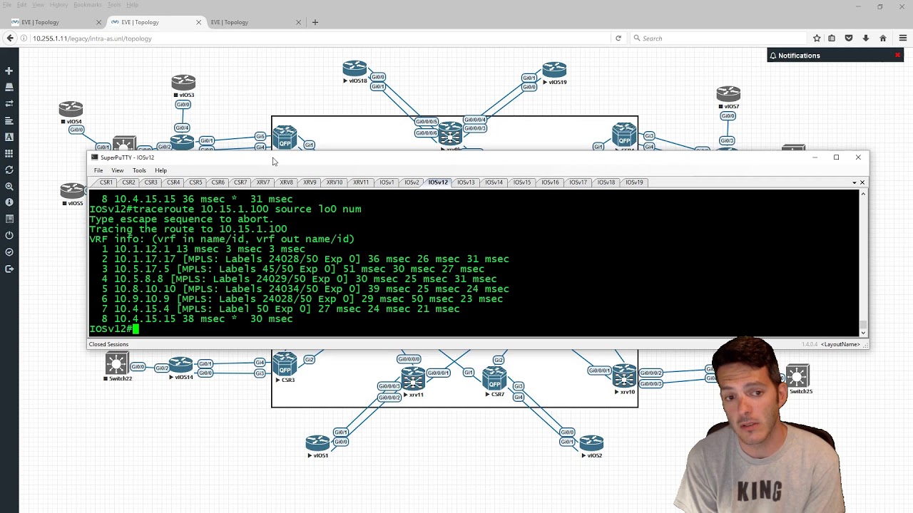SP Stream 1 - MPLS Core Setup, L3VPN, L2VPN and MPLS Traffic Engineering