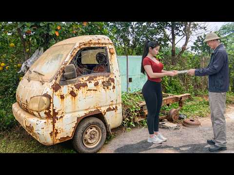 [TIMELAPSE] Genius Girl Revives VINASUKI Small Truck Engine (Made in Vietnam)