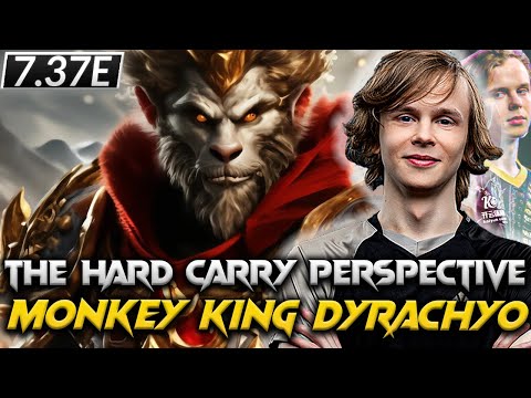 Dyachyo - Monkey King The Hard Carry - Dota 2 Pro Full Gameplay Patch 7.37E #monkeyking #dyrachyo