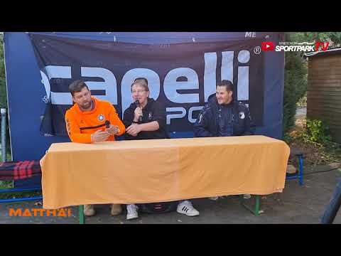 Pressekonferenz nach dem 12. Spieltag FC International Leipzig - VfB 1921 Krieschow