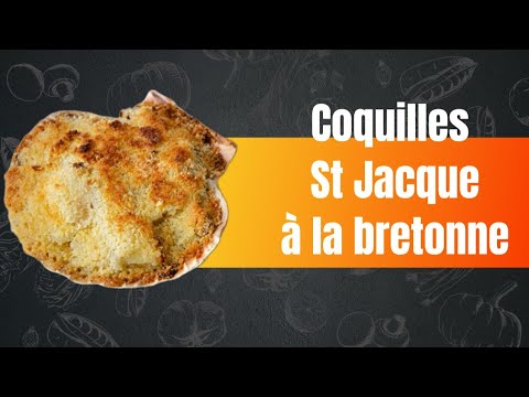 Recette de coquille st jacques à la bretonne. Breton scallop recipe